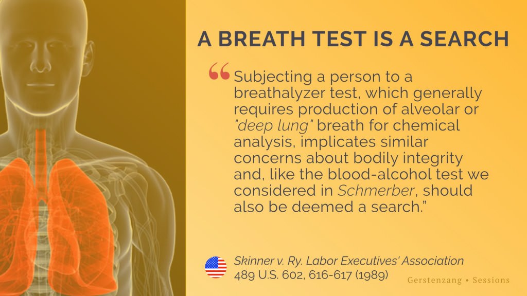 A breath test is a search in georgia