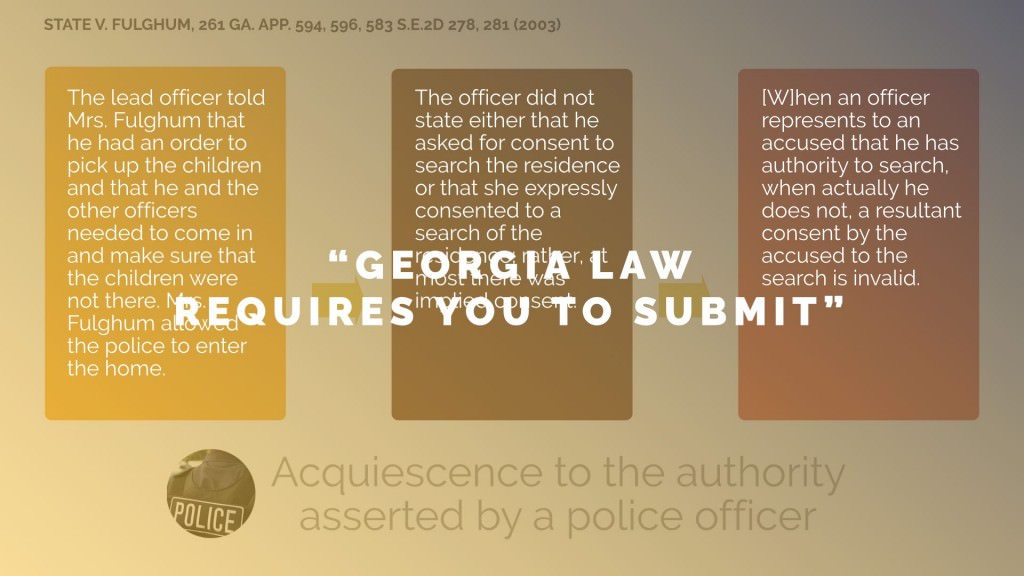 ICW - Georgia Law Requires you to Submit